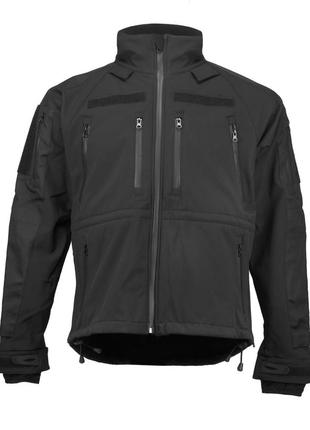 Куртка демисезонная softshell plus s black