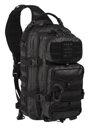 Рюкзак однолямочный tactical black one strap assault pack large black