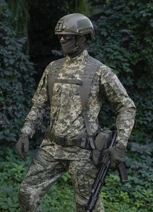 M-tac ремни плечевые для тактического пояса laser cut ranger green long5 фото