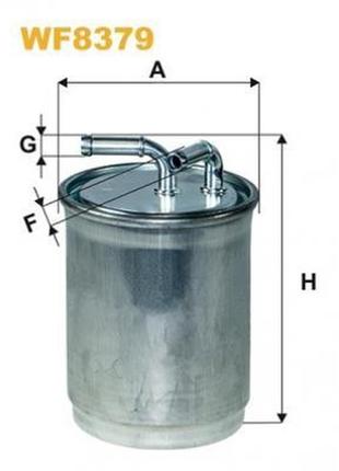 Фільтр паливний wixfiltron wf8379