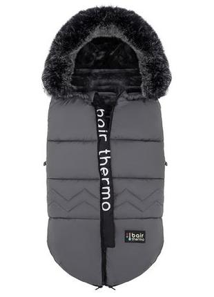 Зимовий конверт bair alaska thermo nr-2 smoke graphite графіт