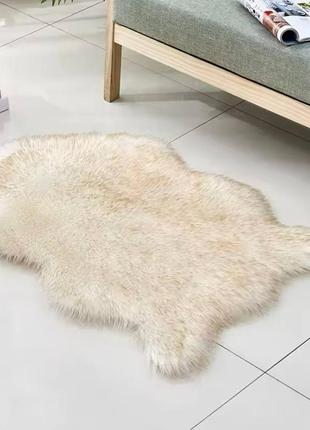 Хутряний коврик, килим,, накидка для декору