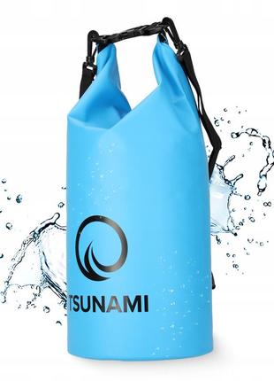 Гермомішок tsunami dry pack 10 л водозахисний ts012 poland