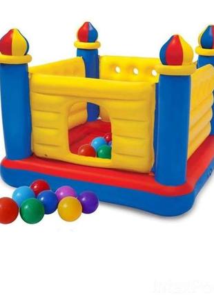 Intex 48259, дитячий надувний батут "замок"