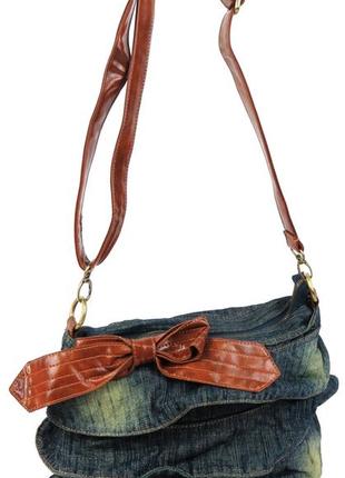 Жіноча сумка fashion jeans bag nia-mart