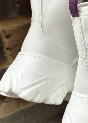 Черевики жіночі, білі черевички