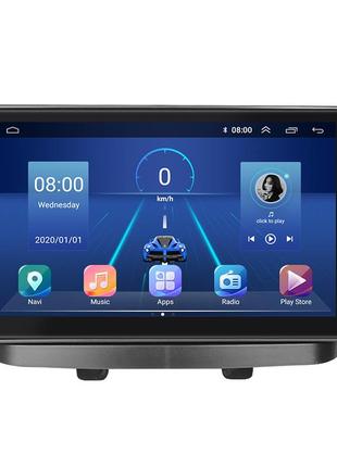 Штатная магнитола lesko для fiat doblo i 2000-2005 экран 10" 4/32gb 4g wi-fi gps top фиат добло шт