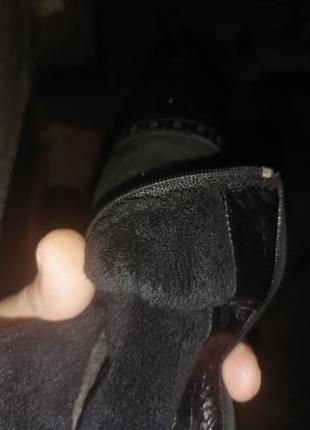 Жіночи замшеві черевички 38р.