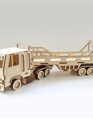 Конструктор woodcraft з дерева грузовик 37х8х11см код/артикул 29 а179