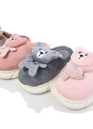 Тапочки домашние для девочек alex 2016-10c/34 розовый 34 размер