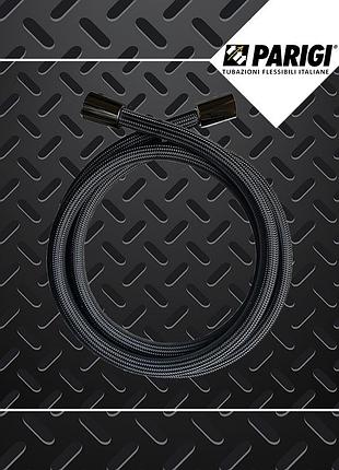 Шланг душовий 1,5 м чорний 1/2" black parigi chromalux zero