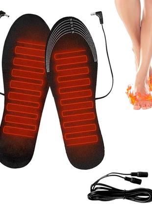 Стельки с подогревом для зимы (размер 35-40) dt77-11. электро стельки usb, теплые стельки
