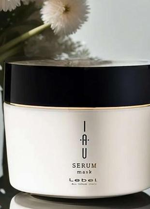 Концентрированная аромамаска для поврежденных волос lebel iau serum mask, японія