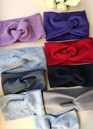 Пов'язка тепла жіноча трикотаж ангора