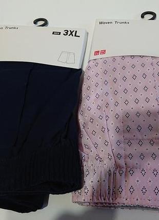 Uniqlo мужские трусы боксеры 3xl 4xl хлопок премиум качество семейные большой размер