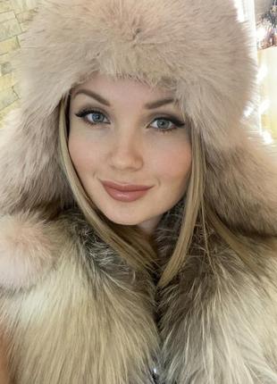 Шапка нарядная из натурального меха