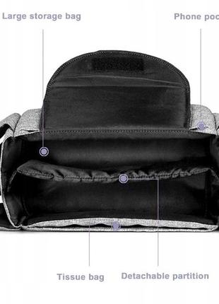 Сумка для мам с фиксацией на детскую nia-mart