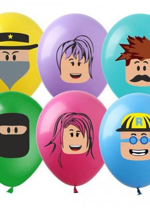 Воздушные шарики, для мальчиков, roblox | роблокс, ассорти, 6 шт