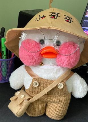 Мягкая игрушка утка lalafanfan duck лалафанфан сквишмеллоу оригинал