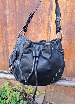 Сумка oroton, сумка кисет, сумка ведро, сумка торба, кожаная сумка, сумка люкс бренда