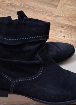 Ботинки замшеві, розмір 39, 39,5