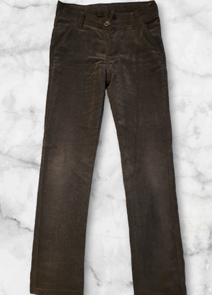 Штани вельветові з легким утплювачем. на хлопчика, 10р., 140 см.