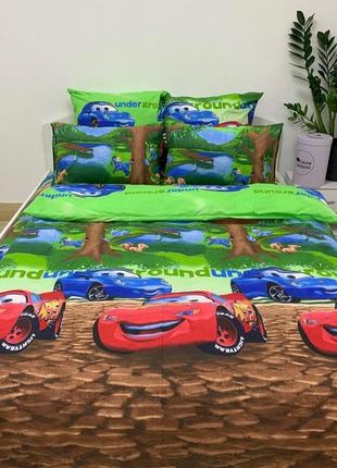 Постельное белье для мальчика. тачки маквин