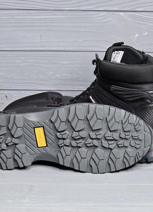 Шкіряні чоловічі чорні зимові черевики шнурок/змійка тм bumer/бумер!!