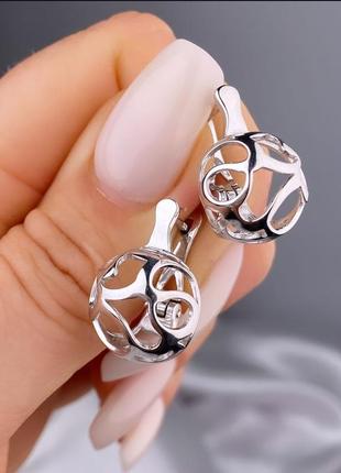 Серебряные серьги
