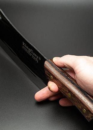 Кухонный нож-топорик kinggary универсальный 32 см нож для мяса профессиональный нож из...