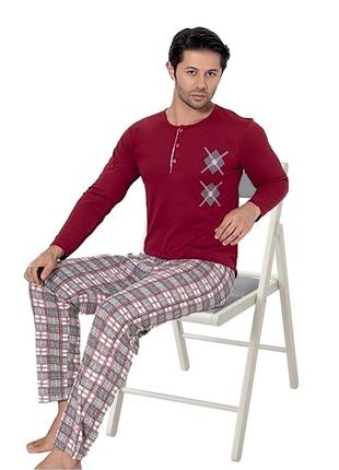 Піжама чоловіча штани та кофта u1076 m