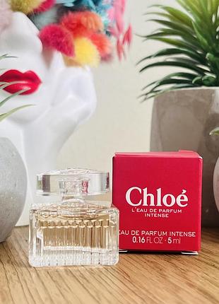 Оригинальный миниатюрный парфюм парфюм парфюмированная вода chloe `eau de parfum intense