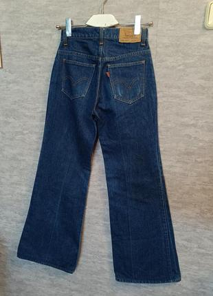 Винтажные джинсы левис  vintage 70s levi's 522-0217 orange tab jeans made in hong kong levis