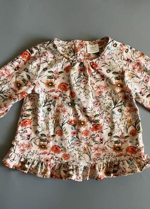 Кофточка/блузочка next на 9-12 мес