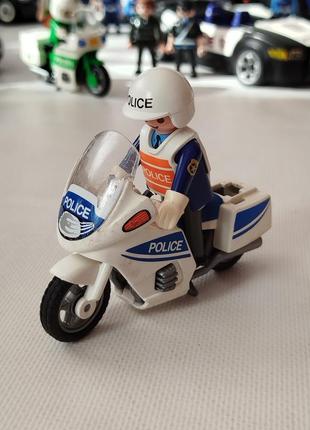 Конструктор playmobil 5185 мотоцикл полицейского