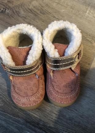 Зимние ботиночки kickers р.20