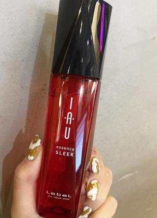 Эссенция для разглаживания волос lebel iau essence sleek (100 мл), япония