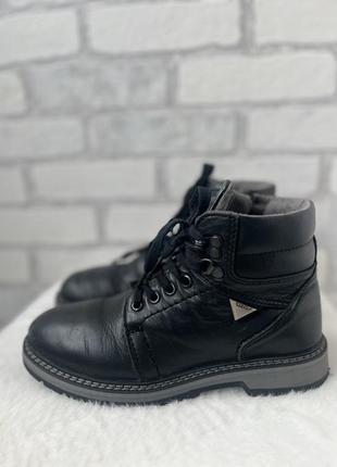 Кожаные сапоги