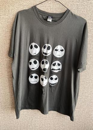 Xl мерч футболка nightmare before christmas tim burton