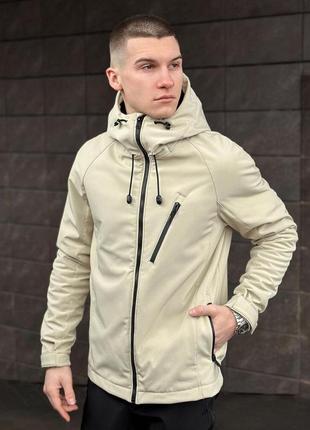 Куртка pobedov matrix бежевий1 фото