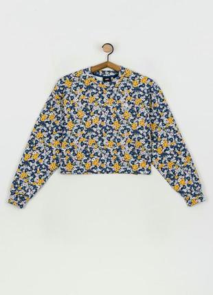 Vans свитшот deco ditsy vn0a55lo1 цветной relaxed fit p.xs