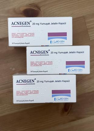 Acnegen 20 mg капсули від акне прищів