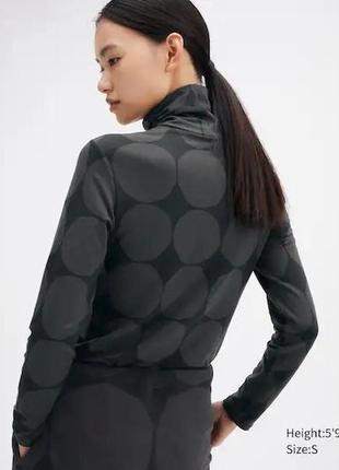 Термоводолазка з принтом marimekko heattech uniqlo