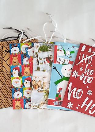 Пакет новогодний подарочный.