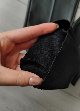 Черные утепленные леггинсы под кожу s / лосины / primark / женские брюки / с высокой посадкой