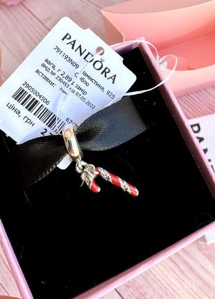 Шарм пандора серебро 925 бусина pandora подвеска «блестящий леденец» клипса бусина на браслет оригинальная пандора новая бирка пломба