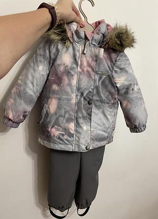 Комбінезон дитячий зима дівчинка 80-86 розмір