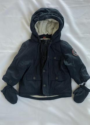 Зимова куртка/курточка тепла з рукавичками