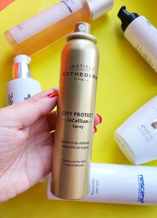 Спрей "защита в городе" institut esthederm "city spray” uv in cellium