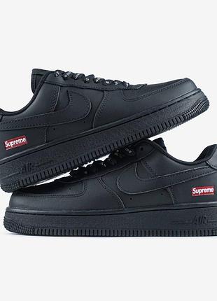 Nike air force 1 low supreme black